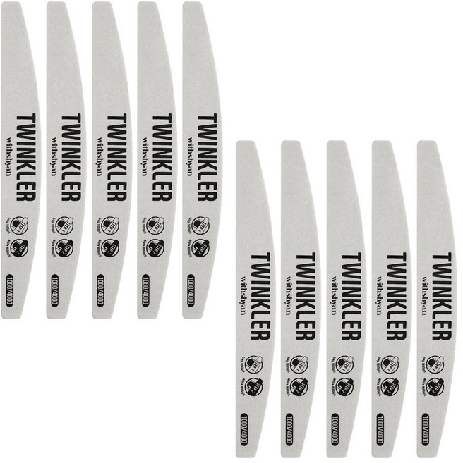 위드샨 트윙클러 네일 파일, 혼합색상, 10개