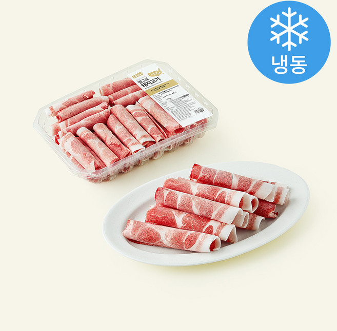 엘그로 목전지 돌돌말이 바로구이 샤브샤브용 (냉동), 1개, 1kg