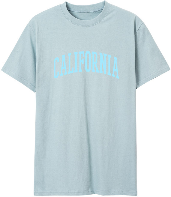 언탭트 빅사이즈 캘리포니아 베이직 반팔 오버핏 티셔츠