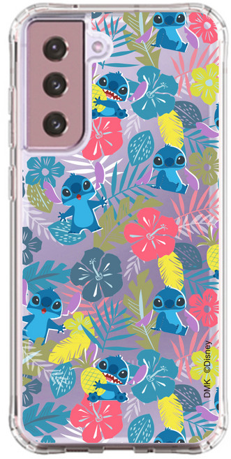 디즈니 스티치 큐티 투명 젤리 휴대폰 케이스