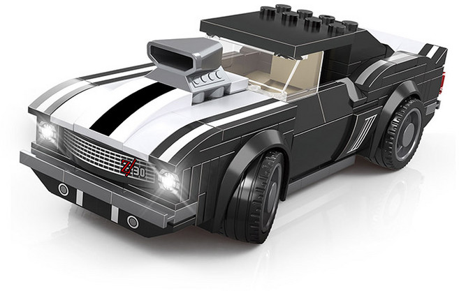 S81 슈퍼카 레고호환블록 2881wg, 혼합색상, 1개