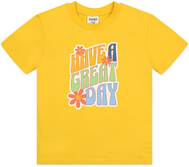 뉴욕꼬맹이 아동용 통기성 NY반팔 티셔츠 W158