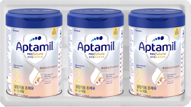 압타밀 프로푸트라 듀오어드밴스 2단계, 800g, 3개