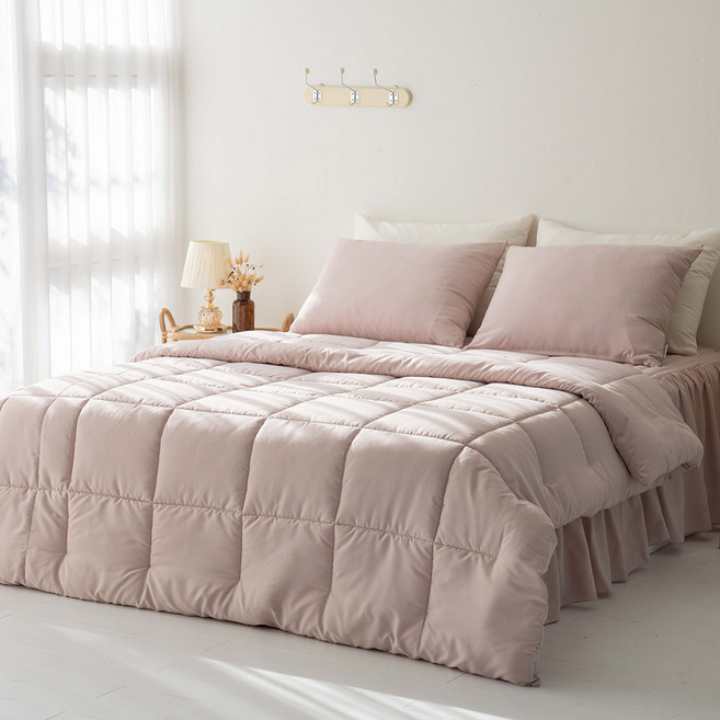 휴가드 고온워싱 먼지 보풀없는 진드기 방지 마카롱 차렵이불