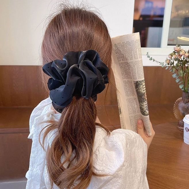 골드팡 도트 파스텔 곱창 헤어밴드