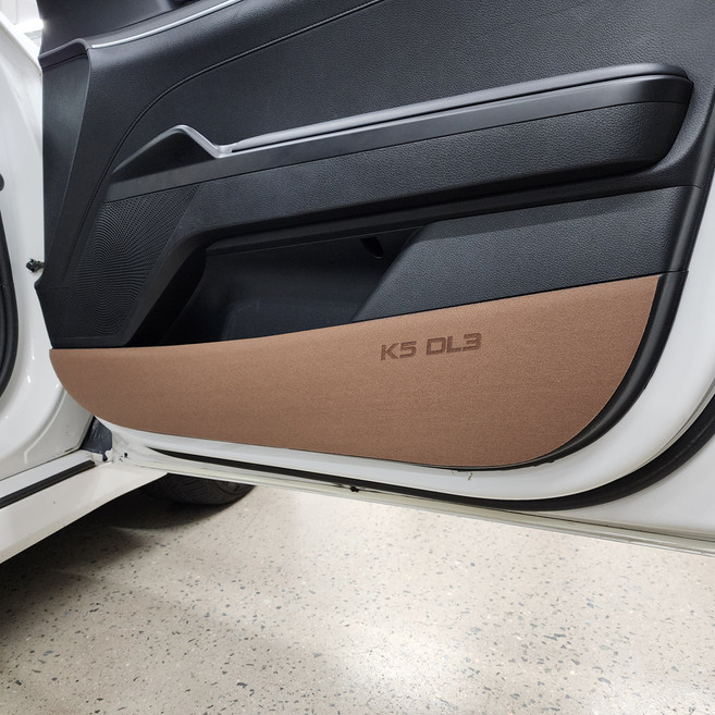 매드라인 스크래치 방지 더뉴 도어 커버 4p 세트, 다크브라운, K5 DL3