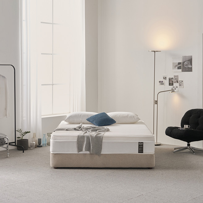 에몬스 레스티어 M2 유로탑 본넬스프링 매트리스 방문설치, 25cm, 미디엄하드