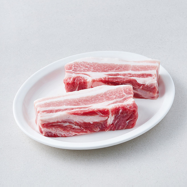 도드람한돈 무항생제 인증 통삼겹살 에어프라이어용 (냉장), 1개, 500g