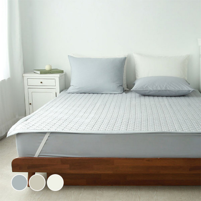 파코홈 아망떼 콤팩트 60수 고밀도 침대패드, COOL GRAY