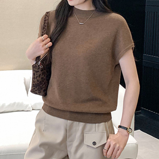 어썸풀 여성용 유엘온벨 반폴라 민소매 니트 A26SMKN022006