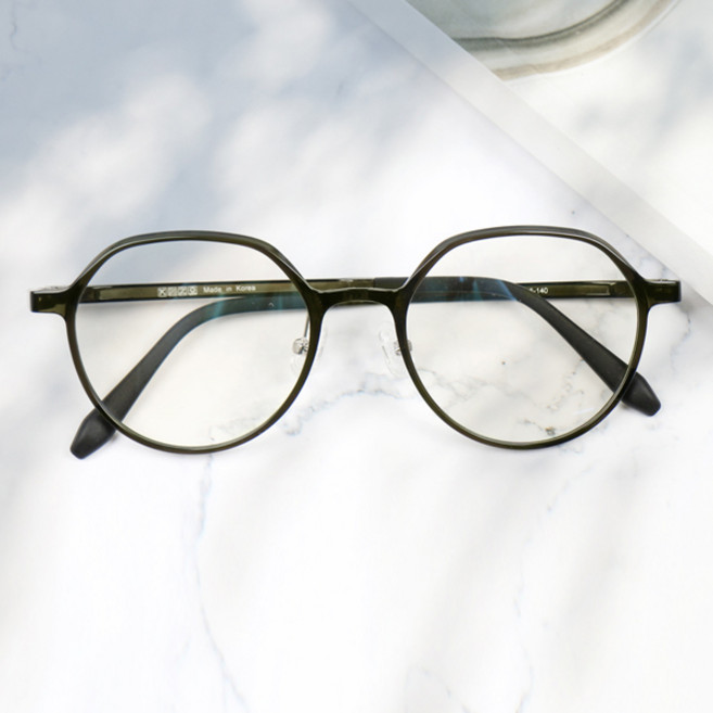 멜라크메 다각 울템 가벼운 안경테 103