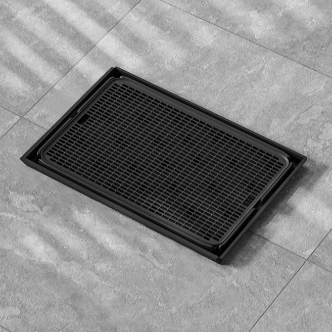 파스텔펫 반려동물 블록 사막화방지 발판, 블랙, 1개