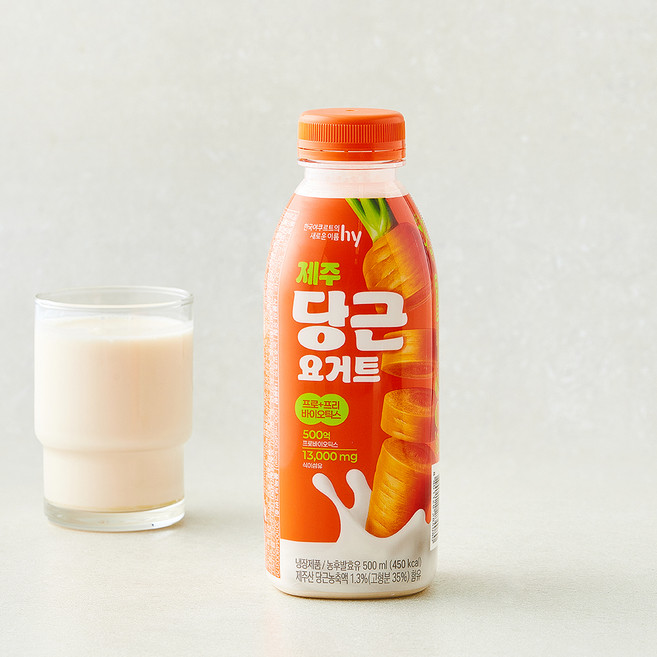 에치와이 제주당근 요거트, 1개, 1개입, 500ml