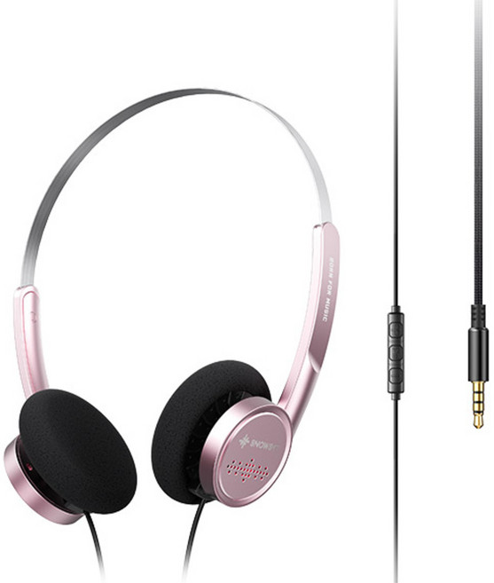 Fiio 스노우스카이 레트로 헤드폰, 핑크, WIND
