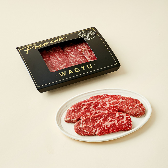 호주산 와규 MB 8~9 삼각살 구이용 (냉장), 200g, 1개