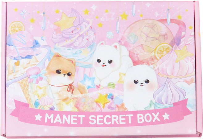 마넷 시크릿 박스 다꾸 문구세트, 아기포메 행성(랜덤발송), 1세트