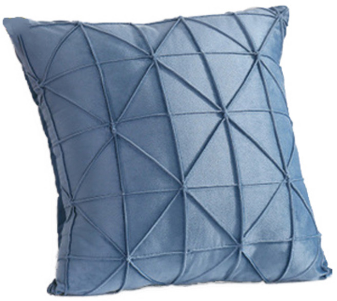 부드러운 벨벳 격자 입체 쿠션커버