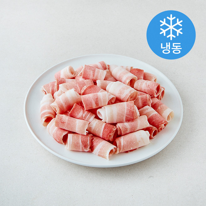 수입 돌돌말이 대패 삼겹살 (냉동), 1개, 3kg