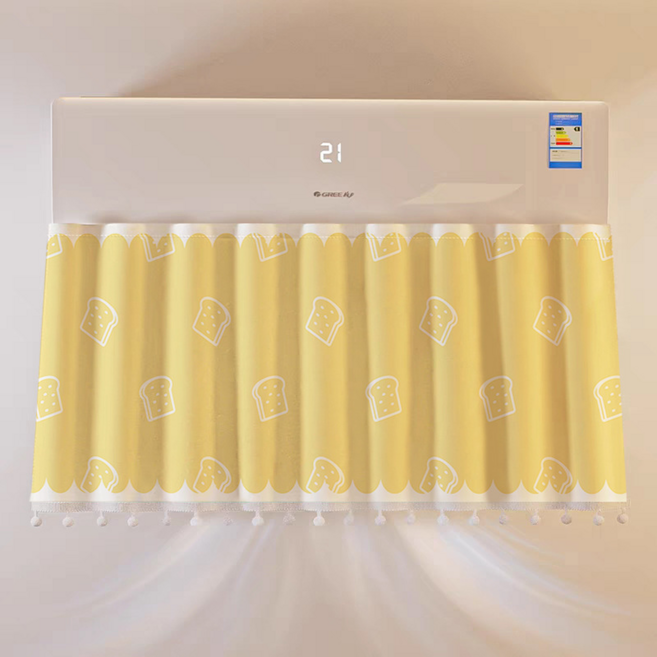 릴리픽 모던 에어컨 가리막 커튼 90 x 40 cm, 1개, 토스트
