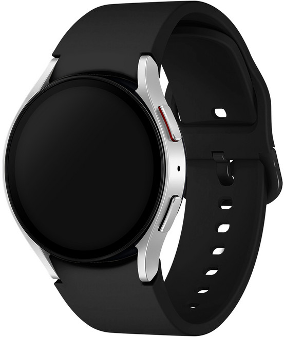 워치스탠다드 스마트워치 실리콘 스트랩 20mm, 올블랙, 1개