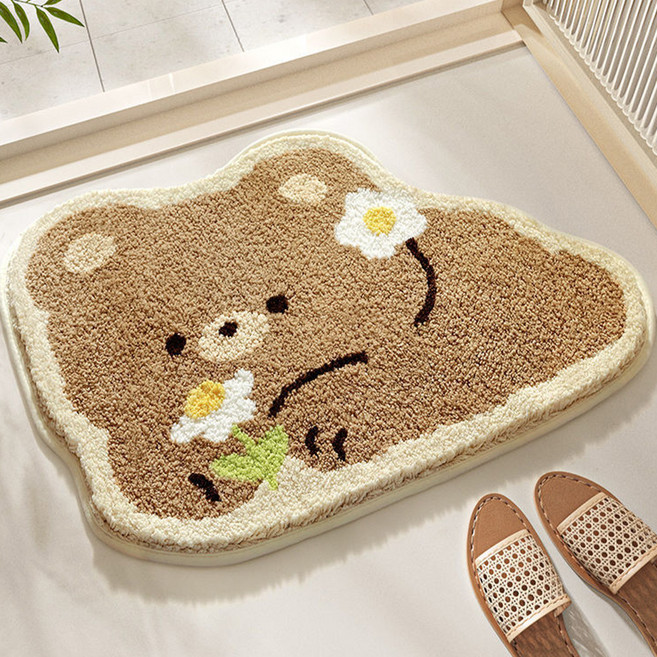 알럽홈 위플 애니멀 러그 발매트, 곰돌이