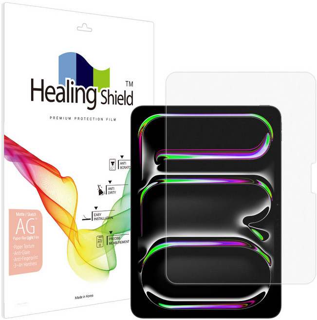 힐링쉴드 아이패드 종이질감 Light 액정보호필름 세트, 1세트