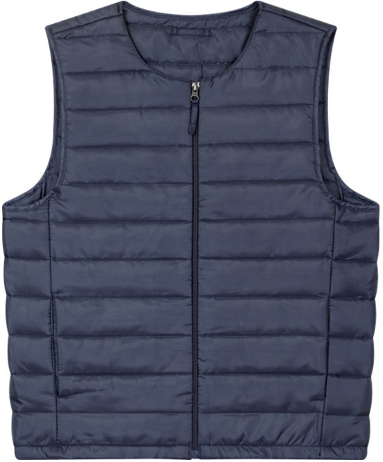 해리슨 남성용 라운드넥 집업 경량 패딩 조끼 RTW1919