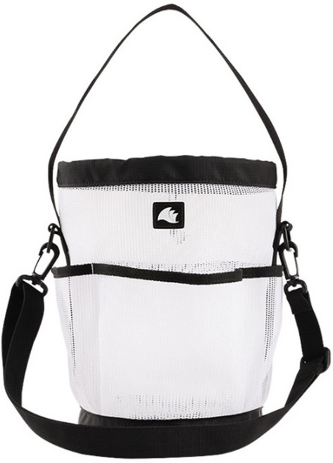 스윗스윔 다용도 포켓 메쉬백, WHITE
