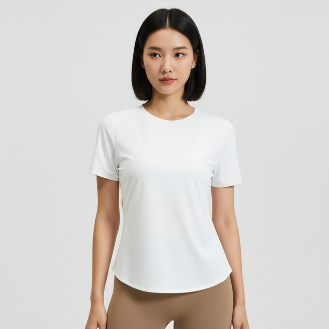 MARKETPIA 女款後開衩交叉背帶瑜珈皮拉提斯上衣
