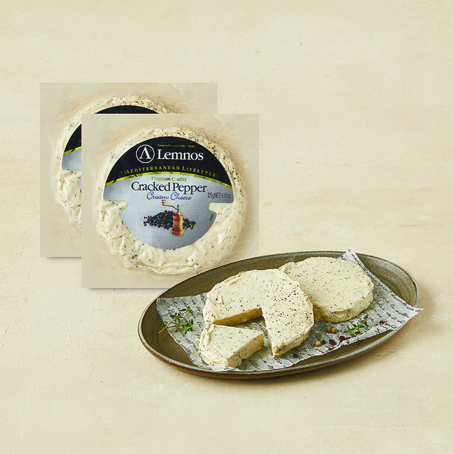 램노스 크랙페퍼 크림치즈, 125g, 2개, 1개입