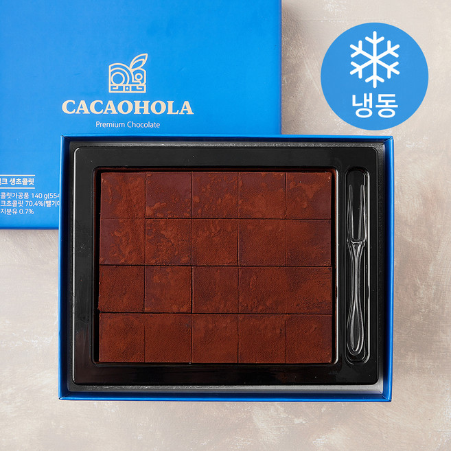 카카올라 밀크 생초콜릿 (냉동), 140g, 1개