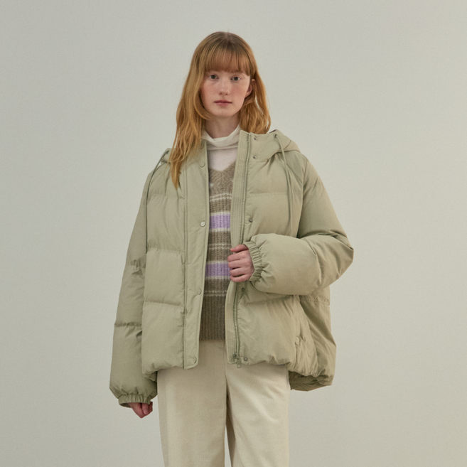 마인드브릿지 여성용 두굿 후드 패딩점퍼 MZJP8203