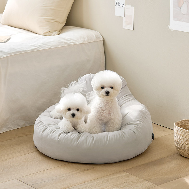 울리 반려동물 빈백, 웜그레이, 1개