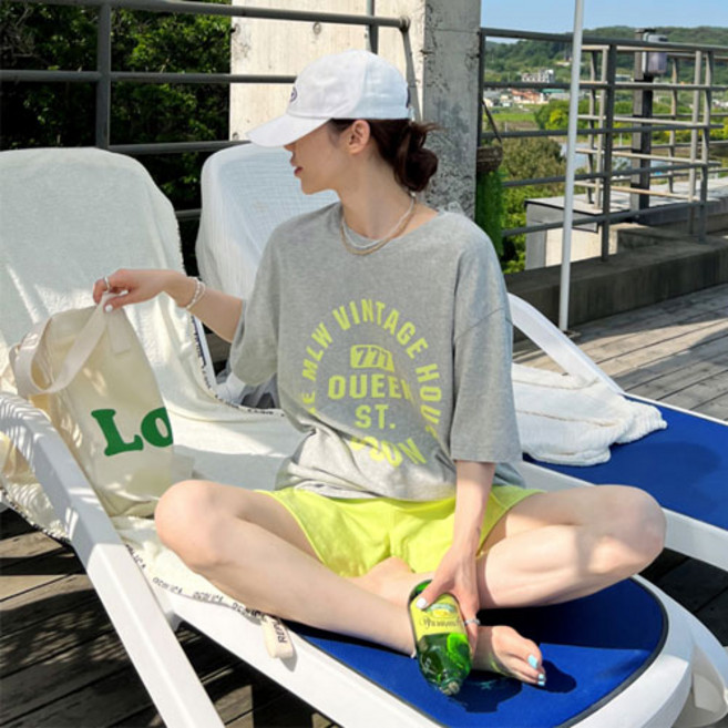 난닝구 여성용 로바손 나염 트레이닝 상하의 세트