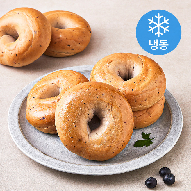 로빈스 블루베리 베이글 (냉동), 110g, 6개입, 1개