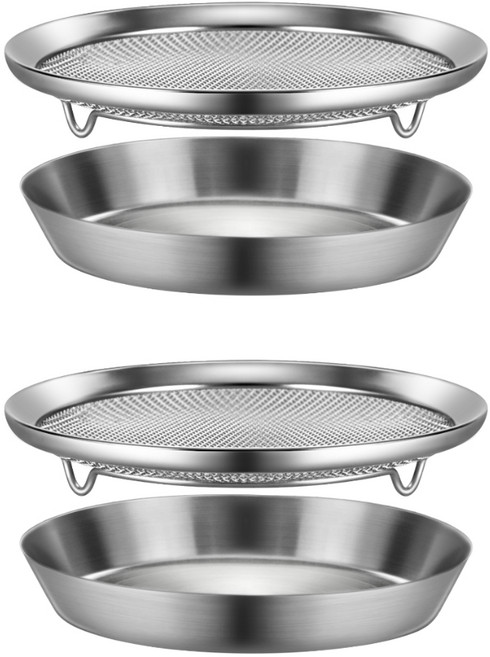 바겐슈타이거 스텐 메쉬 트레이 2종 세트, 2세트