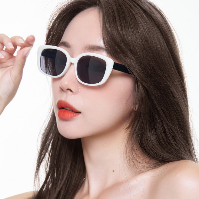 누엘레맨 캣츠 오버 뿔테 자외선 차단 커플 여행 패션 선글라스