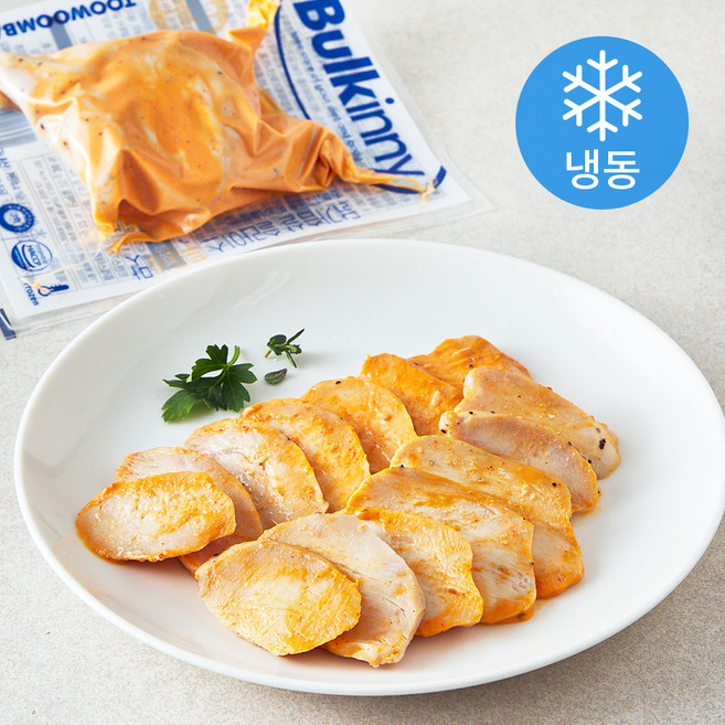 벌키니 닭가슴살 슬라이스 투움바 (냉동), 100g, 1개입, 5개