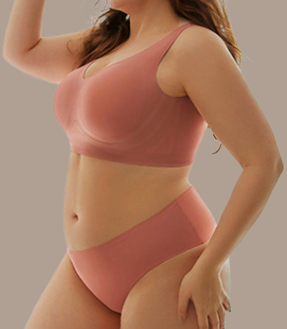 arua 아루아 심리스 빅사이즈 95 105 CDEF컵 브라 팬티 세트