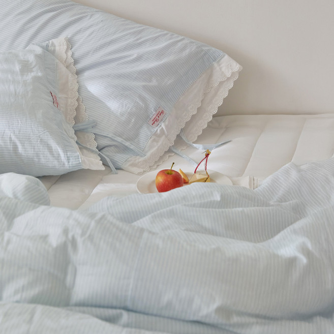 마틸라 리틀슬리피 60수 아사 순면 레이스 차렵이불