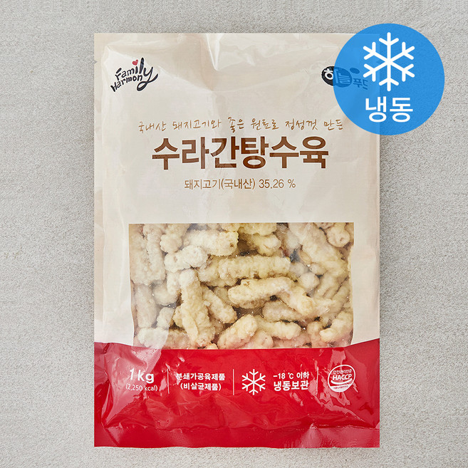 하늘푸드 수라간 탕수육 (냉동), 1kg, 1개