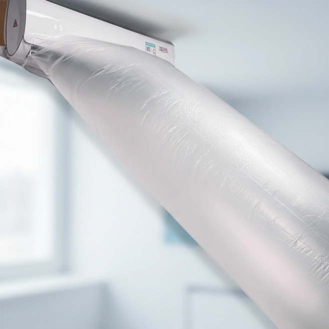 마켓피아 앞날창창 에어컨 바람 보호 비닐 15m, 2개