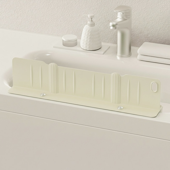 코이드림 주방 싱크대 물막이 튐방지 수납 가드, 아이보리, 1개