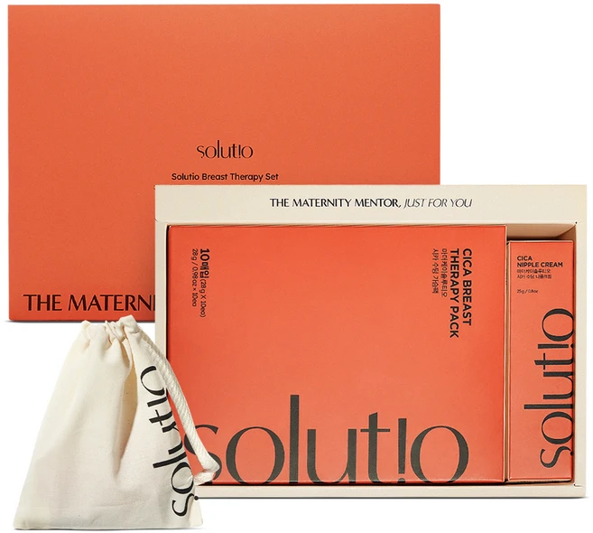 마더케이 시카 수딩 가슴팩, 가슴팩 10p + 니플크림 + 선물박스 + 파우치, 1세트 - 쿠팡