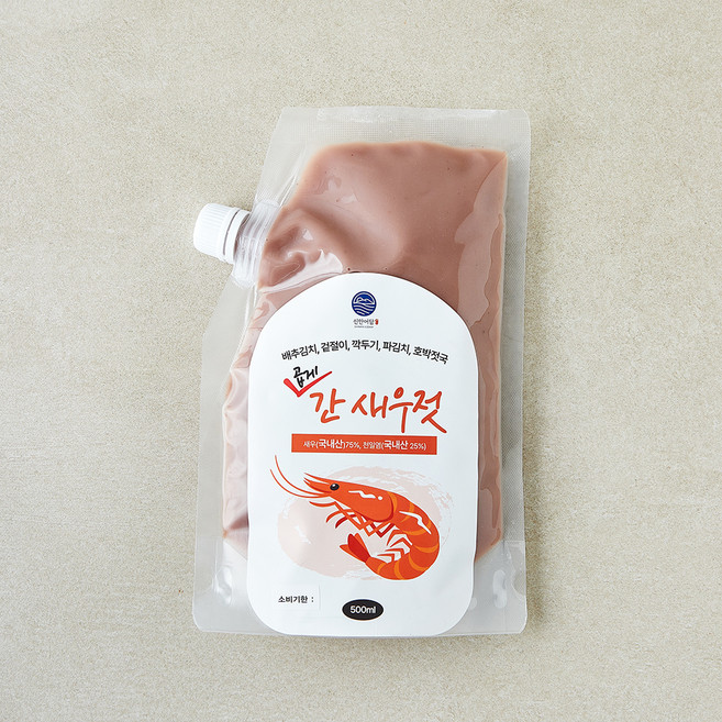 신안어담 곱게 간 새우젓, 500ml, 1개