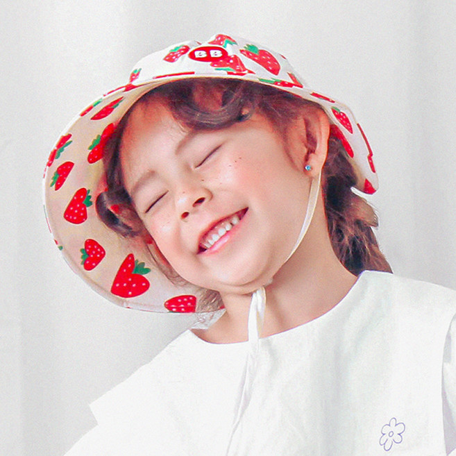 베이비블리 여아용 상콤베리 썬햇 벙거지