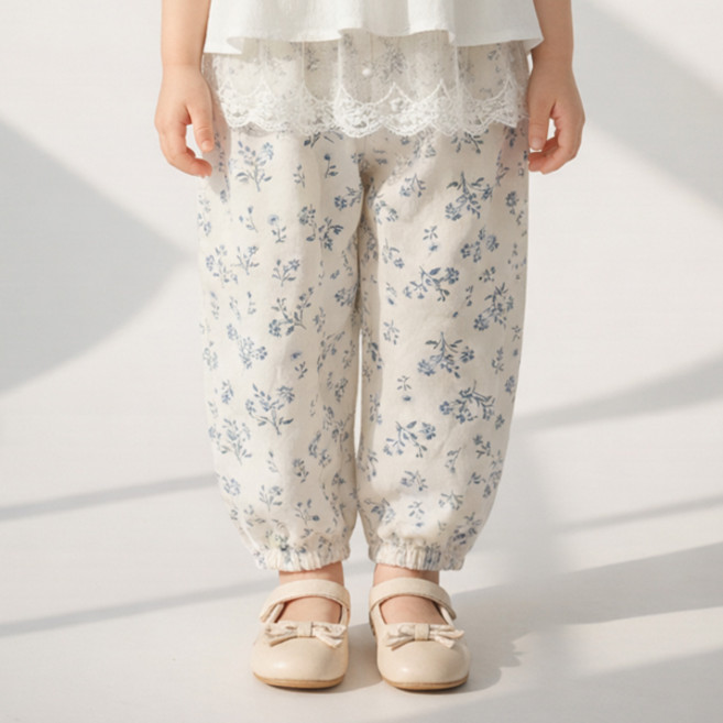 우주아이 아동용 레이스랩 배기핏 팬츠