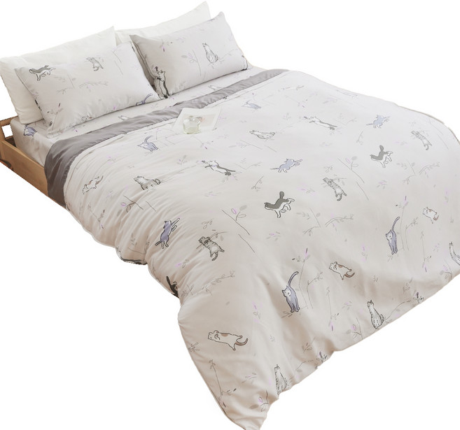 BUHO 布歐 台製300織100%TENCEL 純天絲 寢具4件組