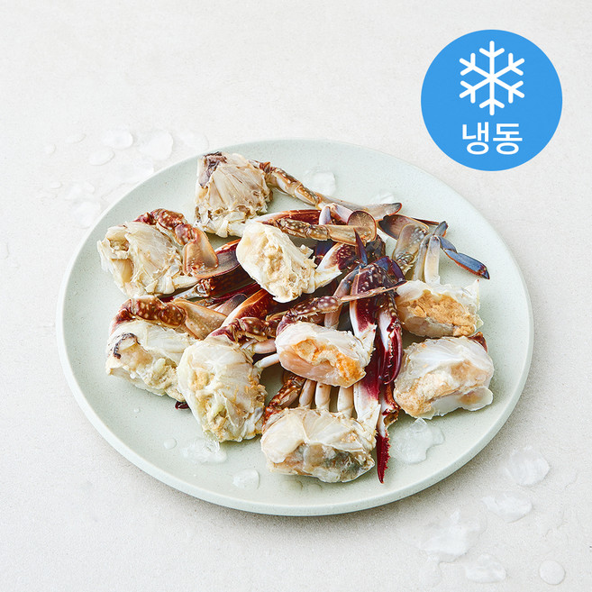 국내산 김씨밥 절단꽃게 (냉동), 1개, 500g