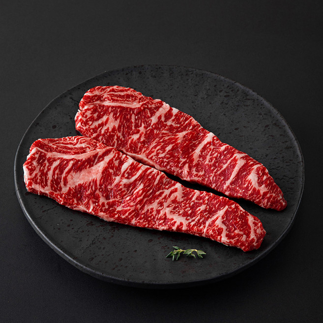 한우맘 한우 채끝 1++등급 (7) 구이용 (냉장), 1개, 200g